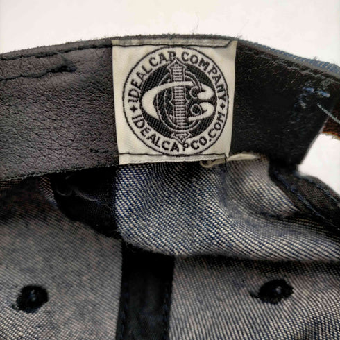 IDEAL CAP COPNY NY ロゴ 6パネル デニム キャップ メンズ