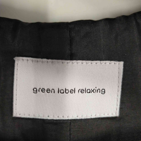 グリーンレーベルリラクシング GREEN LABEL RELAXING キーネック ジャンパースカート レディース