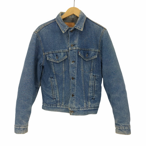 リーバイス Levis 80-90S USA製 ボタン裏527刻印 裏地ブランケット 4th Denim Trucker Jacket デニム トラッカー ジャケット メンズ 38