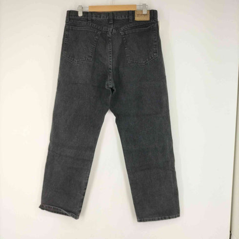 ラングラー Wrangler メキシコ製 ブラックデニムパンツ メンズ 35/30