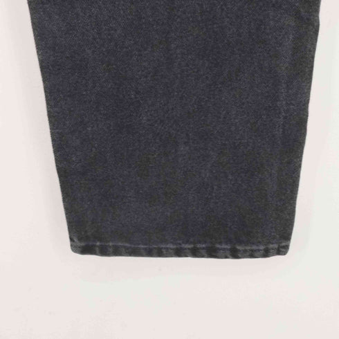 ラングラー Wrangler メキシコ製 ブラックデニムパンツ メンズ 35/30