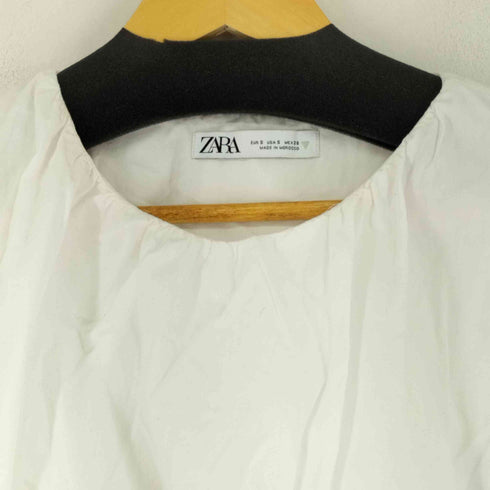 ザラ ZARA サイドボタンノースリーブブラウス レディース import:S