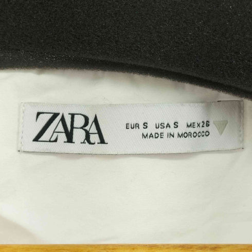 ザラ ZARA サイドボタンノースリーブブラウス レディース import:S