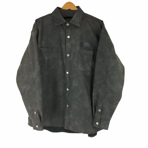 クライムデニム KRHYME DENIM PU LEATHER SHIRTS メンズ 2XL