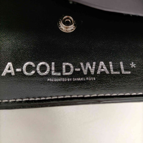 アコールドウォール A-COLD-WALL ロゴ レザー ショルダーバッグ メンズ