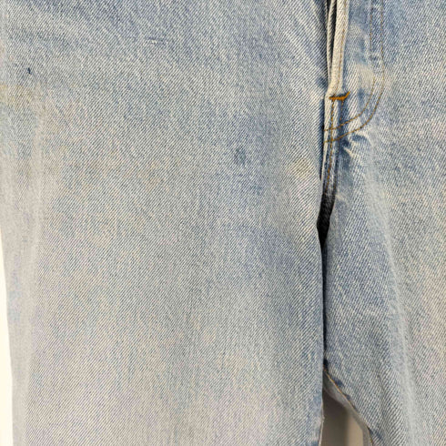 リーバイス Levis 80S REGULAR 501 ボタンフライ ダメージ デニム パンツ ハチマル メンズ