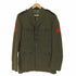 ユーエスアーミー US ARMY USMC ドレスジャケット COAT MAN'S POLY/WOOL TROPICAL GREEN SHADE 2241 WITH BELT メンズ