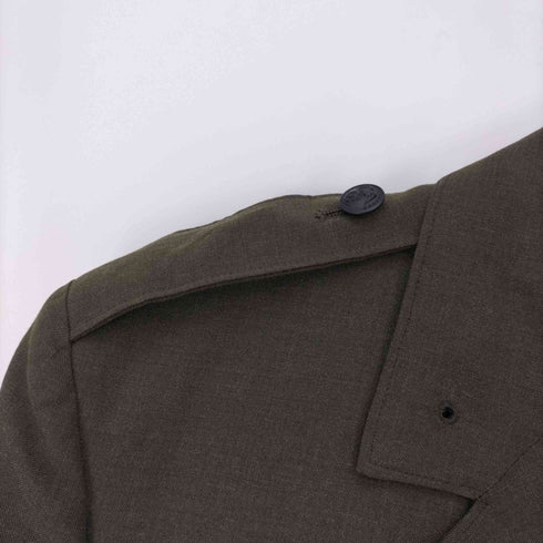 ユーエスアーミー US ARMY USMC ドレスジャケット COAT MAN'S POLY/WOOL TROPICAL GREEN SHADE 2241 WITH BELT メンズ