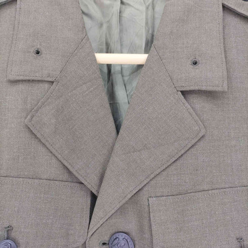 ユーエスアーミー US ARMY USMC ドレスジャケット COAT MAN'S POLY/WOOL TROPICAL GREEN SHADE 2241 WITH BELT メンズ