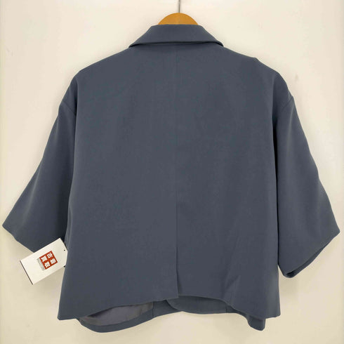 エルノロゼット Ellno Loset ワイドシルエット 半袖ジャケット ショート丈 レディース JPN:L