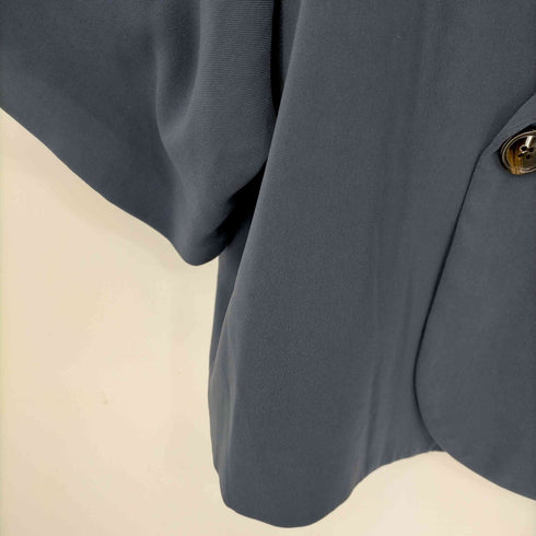 エルノロゼット Ellno Loset ワイドシルエット 半袖ジャケット ショート丈 レディース JPN:L