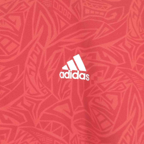 アディダス adidas S/S 総柄ポロシャツ メンズ import:M
