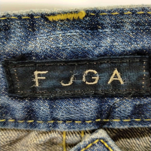 フーガ FUGA Y2K ダメージ加工 デザインポケットデニムパンツ メンズ