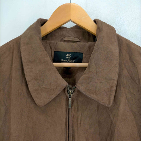 フルギ GARY PLAYER フェイクスエード ジップアップブルゾン メンズ 4XL