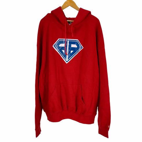 バジャー BADGER シルクスクリーンロゴ オーバーサイズ プルオーバーパーカー メンズ 3XL
