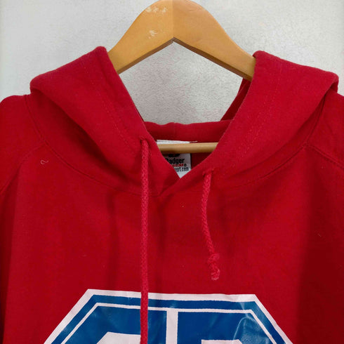 バジャー BADGER シルクスクリーンロゴ オーバーサイズ プルオーバーパーカー メンズ 3XL
