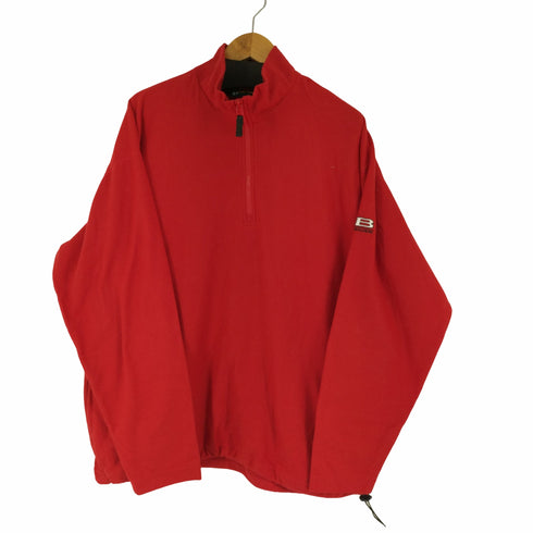 エディーバウアー Eddie Bauer 90s EBTEK 裾ドローコード ハーフジップフリースプルオーバー PORLARTEC メンズ import:L