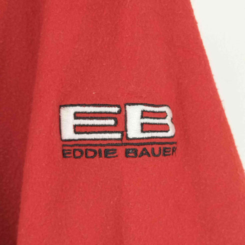 エディーバウアー Eddie Bauer 90s EBTEK 裾ドローコード ハーフジップフリースプルオーバー PORLARTEC メンズ import:L