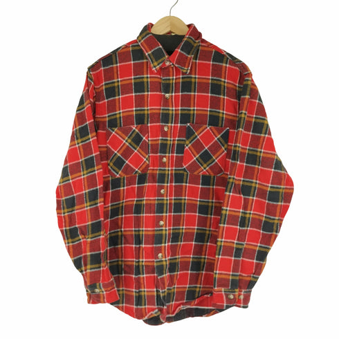 セントジョンズベイ ST JOHNS BAY 80-90s MADE IN USA チェックネルシャツ BIGMAC FLANNEL メンズ import:M