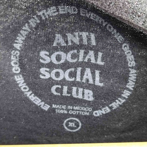 アンチソーシャルソーシャルクラブ ANTI SOCIAL SOCIAL CLUB 両面ロゴTシャツ メンズ JPN:XL