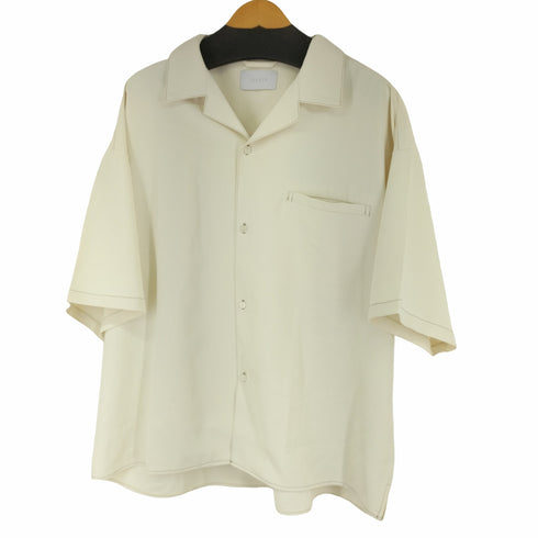 JULLIN loose open collar stitch shirt / ルーズオープンカラーステッチシャツ メンズ JPN:M
