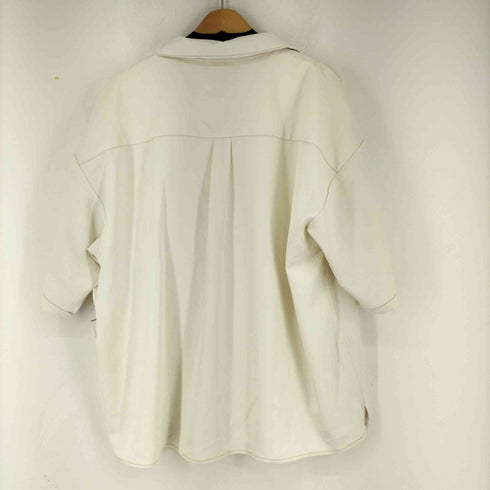 JULLIN loose open collar stitch shirt / ルーズオープンカラーステッチシャツ メンズ JPN:M