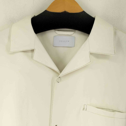 JULLIN loose open collar stitch shirt / ルーズオープンカラーステッチシャツ メンズ JPN:M