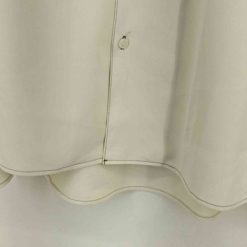 JULLIN loose open collar stitch shirt / ルーズオープンカラーステッチシャツ メンズ JPN:M