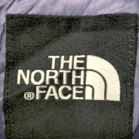 ザノースフェイス THE NORTH FACE 00S ロゴ刺繍 キルティングダウンジャケット レディース