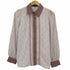 エミリアウィズ EMIRIA WIZ EW original logo blouse モノグラム柄ブラウス レディース JPN:M