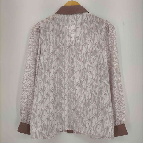 エミリアウィズ EMIRIA WIZ EW original logo blouse モノグラム柄ブラウス レディース JPN:M
