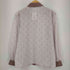 エミリアウィズ EMIRIA WIZ EW original logo blouse モノグラム柄ブラウス レディース JPN:M