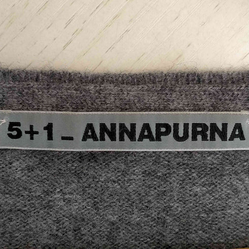 アンナプルナ 5+1 ANNAPURNA イタリア製 カシミヤ100 Vネック ニット レディース
