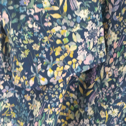 パークス PARKES 花柄 ノーカラーブラウス レディース JPN:M