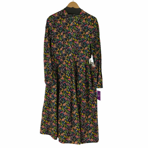 パークス PARKES 花柄 ノーカラーワンピース レディース JPN:M