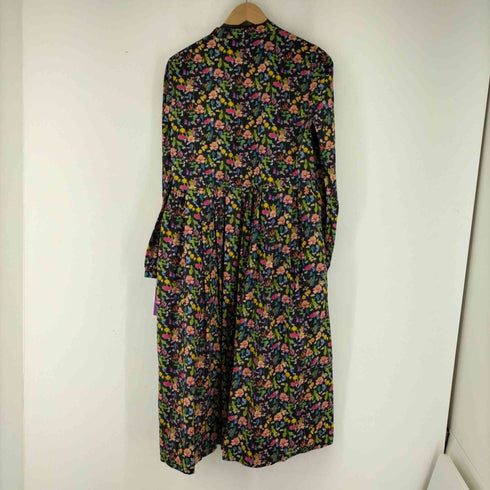 パークス PARKES 花柄 ノーカラーワンピース レディース JPN:M