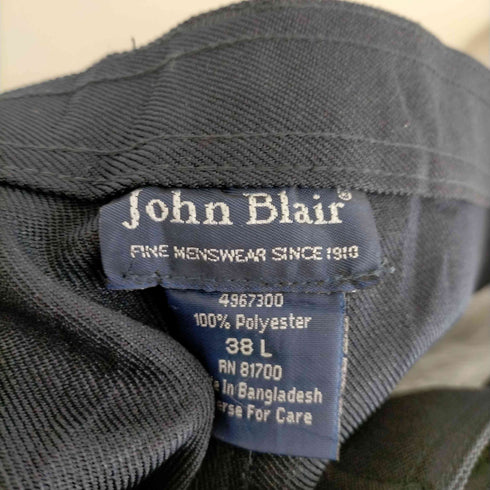 フルギ JOHN BLAIR バングラデシュ製 背面ポケットステッチデザイン ポリパン メンズ 38L
