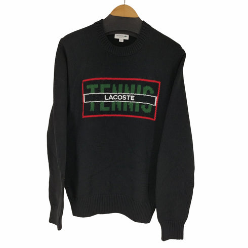 ラコステ LACOSTE 23AW CLASSIC FIT テニス ニットセーター ブラック - KBR メンズ JPN:S