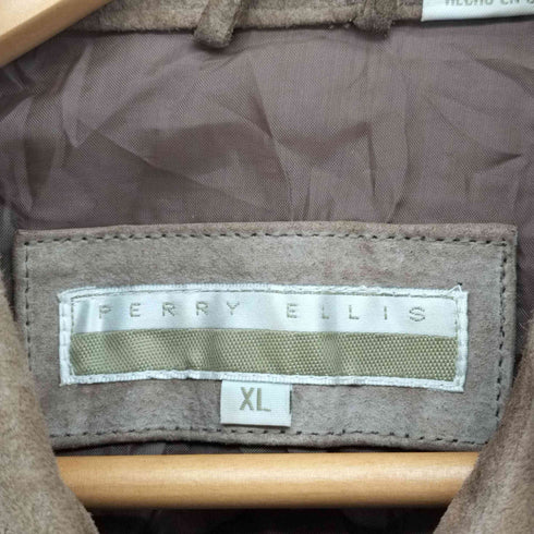 ペリーエリス PERRY ELLIS オーバーサイズ スエードシャツ メンズ import:XL