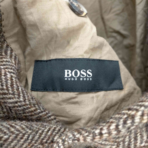 ヒューゴボス HUGO BOSS ヘリンボーン柄 ウールツイードテーラードジャケット メンズ
