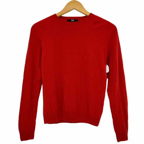 ユニクロ UNIQLO 3Dカシミヤクルーネックセーター レディース JPN:S