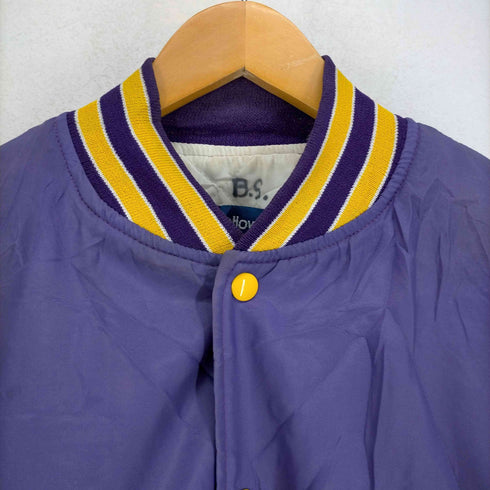 ホロウェイ HOLLOWAY 70~80s USA製 カレッジロゴ チームカラースタジャン メンズ import:L