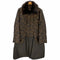 ville dazur フォックスファー 花柄ダブルジップコート レディース JPN:44