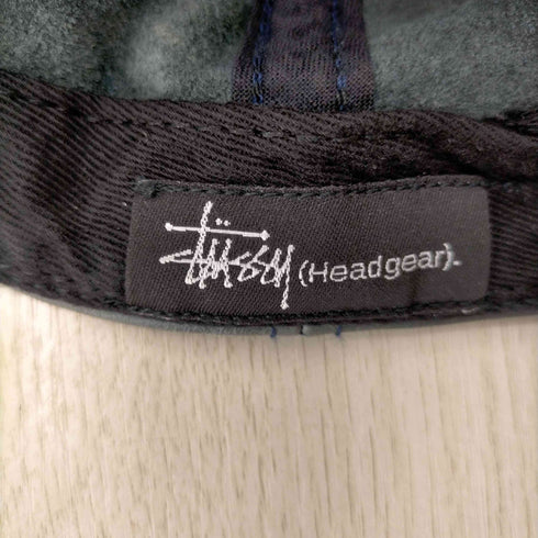 ステューシー Stussy 00SS レザーロゴ6パネルキャップ メンズ