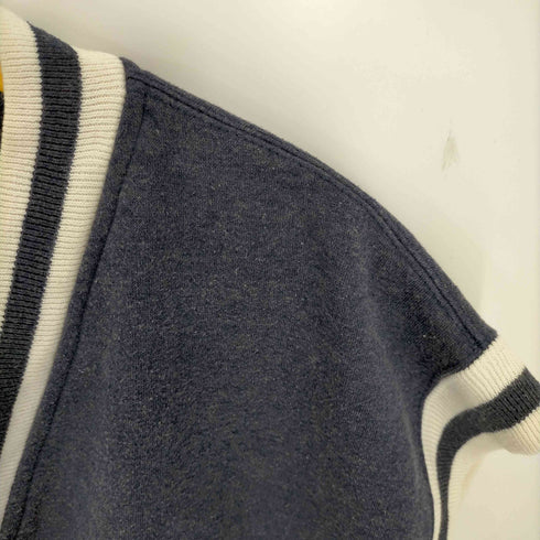 CRABLE SPORTSWEAR カレッジ刺繍 Vネック スウェットベスト メンズ XXL