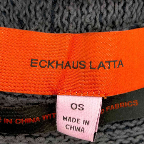エコーズラッタ ECKHAUS LATTA FIELD HAT コットンニット バケットハット メンズ ONE SIZE