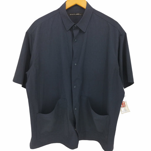 ニコアンド Niko and... 22SS スナップボタン S/S シャツ メンズ JPN:L