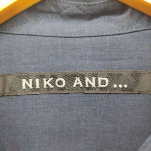 ニコアンド Niko and... 22SS スナップボタン S/S シャツ メンズ JPN:L