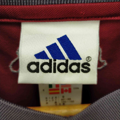 アディダス adidas 00s Y2K 旧タグ フロントロゴ ゲームシャツ ゲーミングシャツ レディース JPN:S S