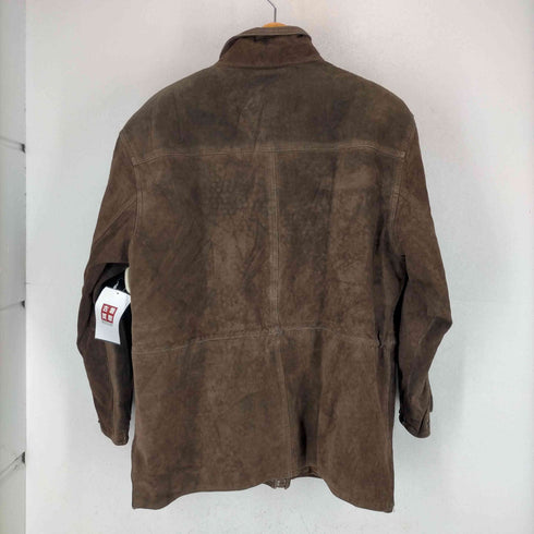 GENUINE LEATHER スタンドカラーレザージャケット レディース JPN:M